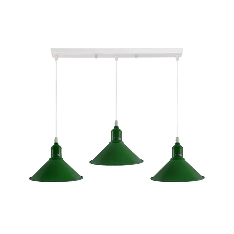 BOXED DUTCHER 3-LIGHT SILVER KITCHEN ISLAND CHANDELIER (1 BOX)