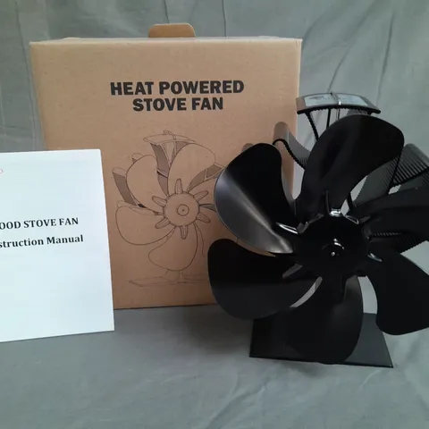 BOXED BRAND NEW HEAT POWERED STOVE FAN