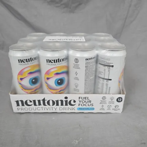 NEUTOINIC PRODUCTIVITY DRINK IN TROPICAL ICE - 12 X 330ML