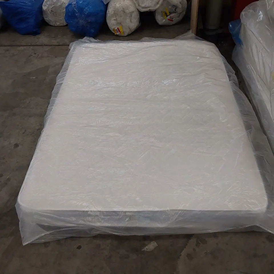 QUALITY BAGGED 4'6" DOUBLE SERENITY HYBRID COIL AND MEMORY FOAM MATTRESS