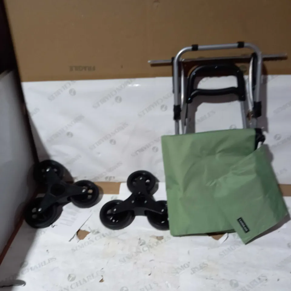 LOCK 'N LOCK INSULATED SHOPPING TROLLEY CART WITH STAIR CLIMB WHEELS