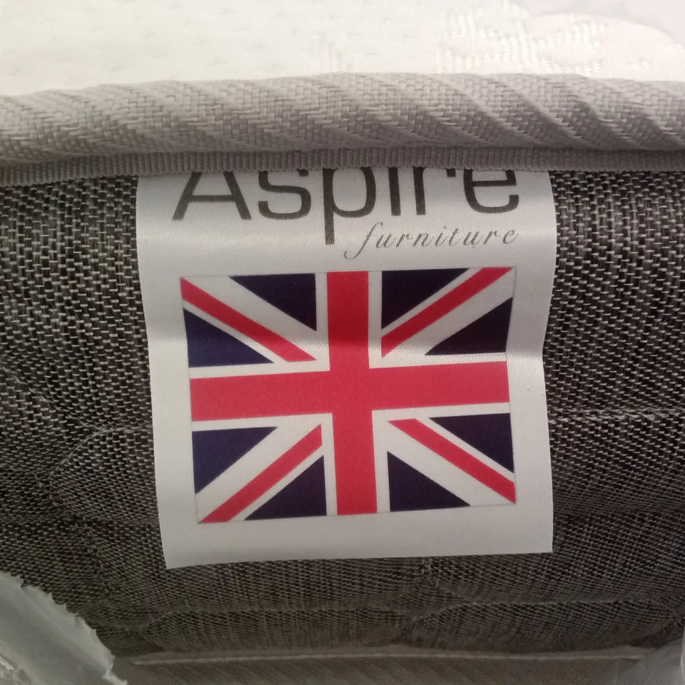 QUALITY BAGGED NATURAL OPEN COIL SPRING SMALL SINGLE 2'6" MATTRESS 