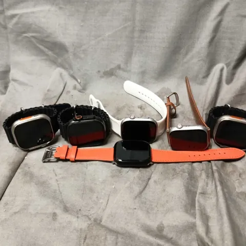 6 ASSORTED SMARTWATCHES