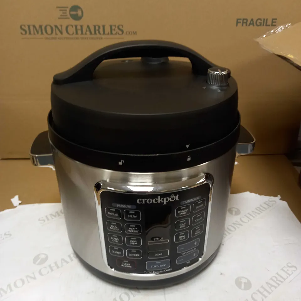 CROCKPOT TURBO EXPRESS PRESSURE MULTICOOKER