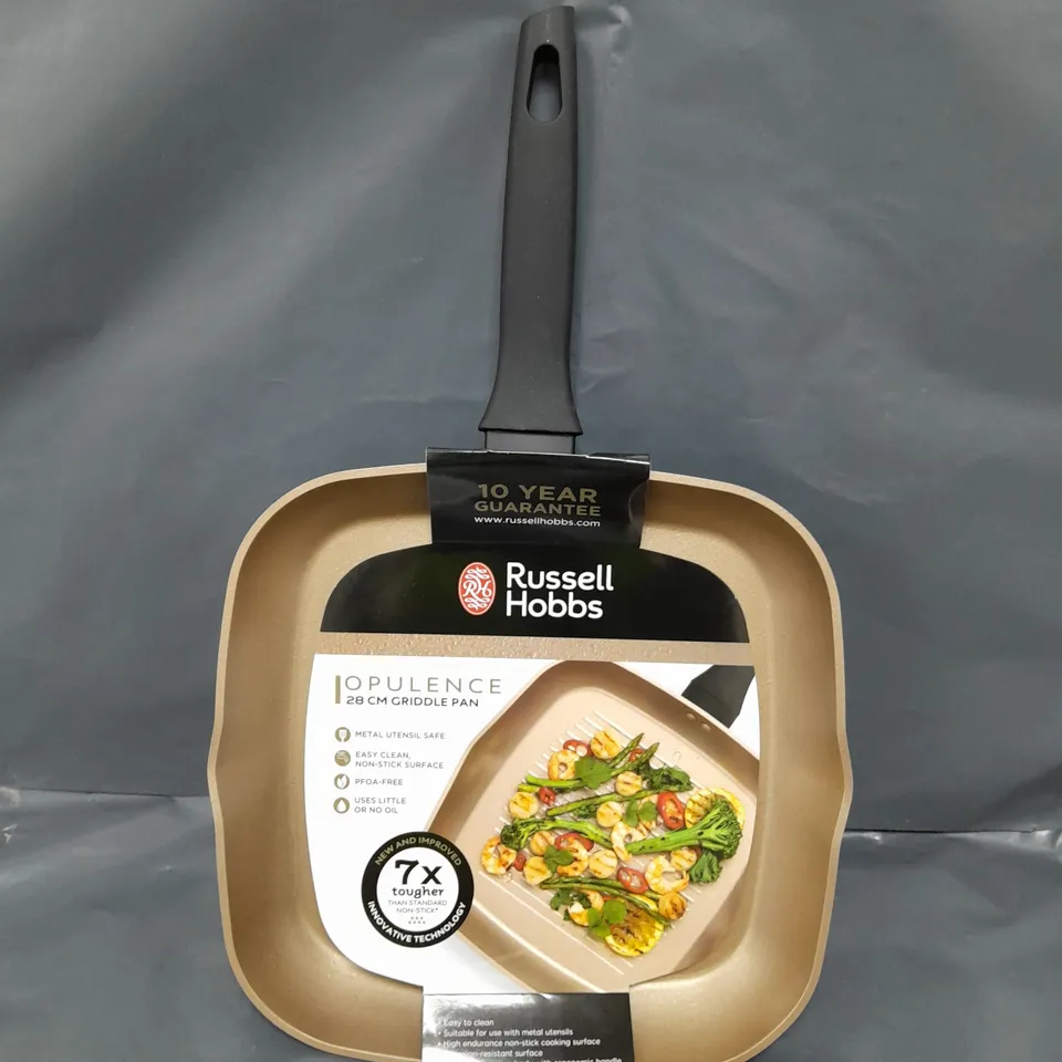 RUSSELL HOBBS OPULENCE 28CM GRIDDLE PAN 