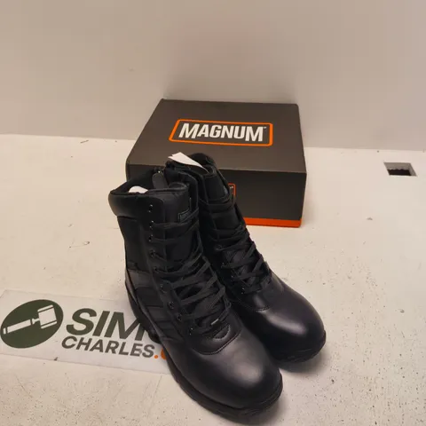 MAGNUM PANTHER 8.0 SIDE ZIP BOOTS – BLACK, UK 10 (US 11 / EU 44)