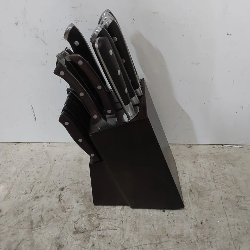 SHAN ZU 15 PIECE CHEF KNIFE SET