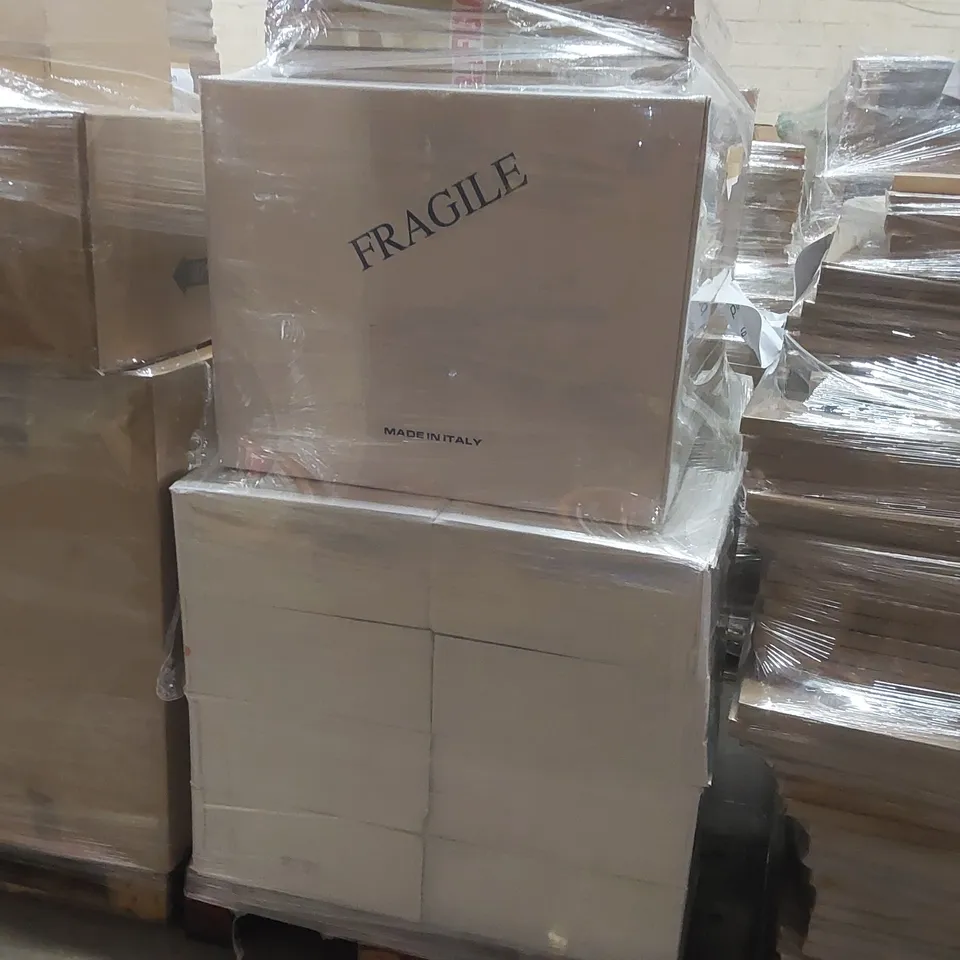 PALLET CONTAINING A LARGE QUANTITY OF ASSORTED BATHROOM FURNITURE PANELS INCLUDING: WH VANITY UNITS ECT