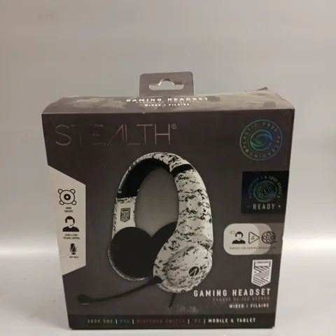 BRAND NEW BOXED STEALTH WIRED GAMING HEADSET 