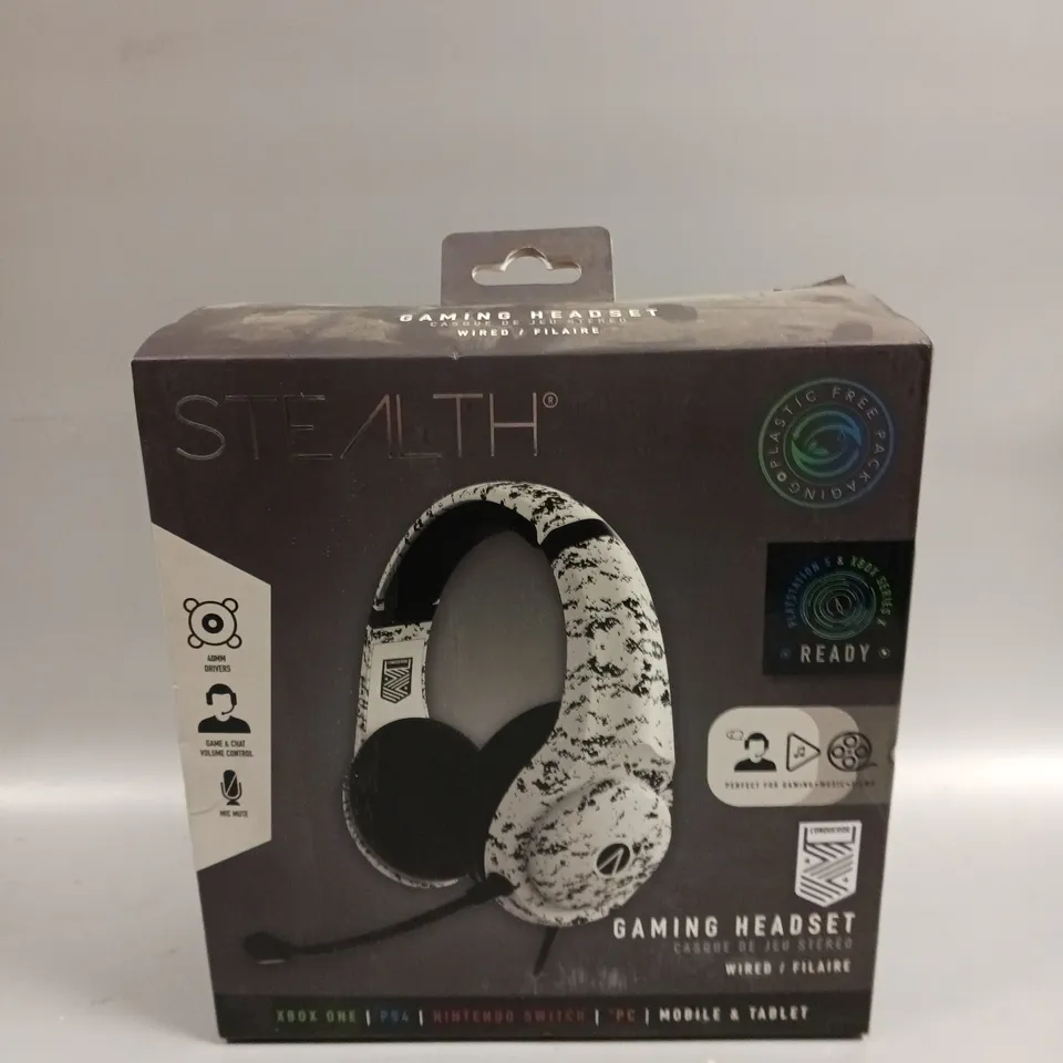 BRAND NEW BOXED STEALTH WIRED GAMING HEADSET 