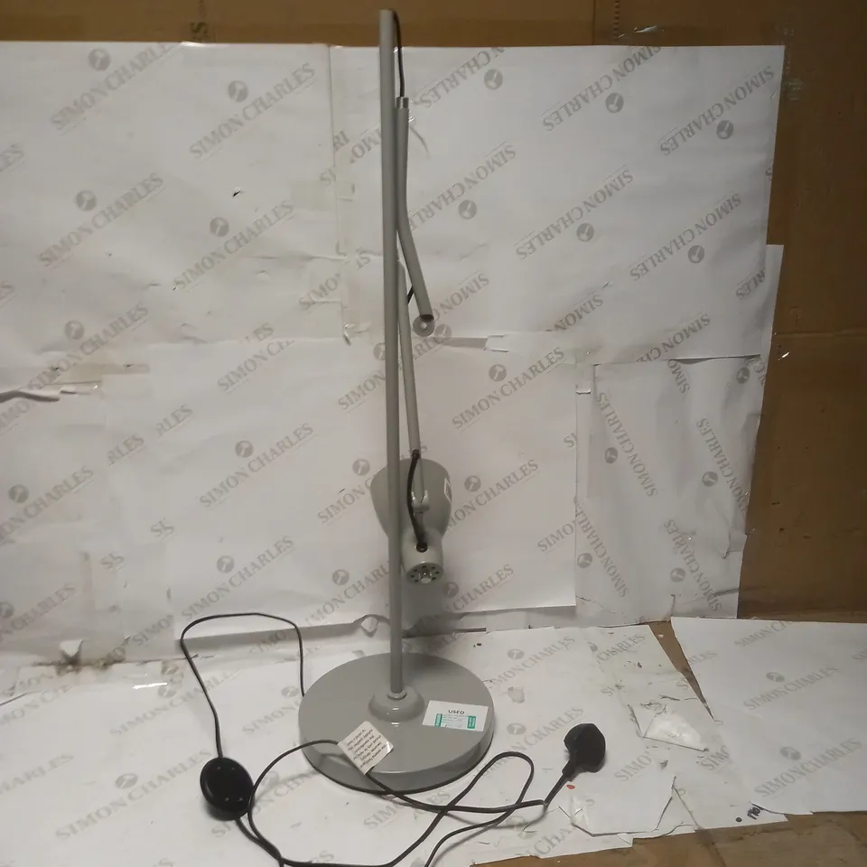 JOHN LEWIS STANDING GREY FLOOR LAMP - COLLECTION ONLY 