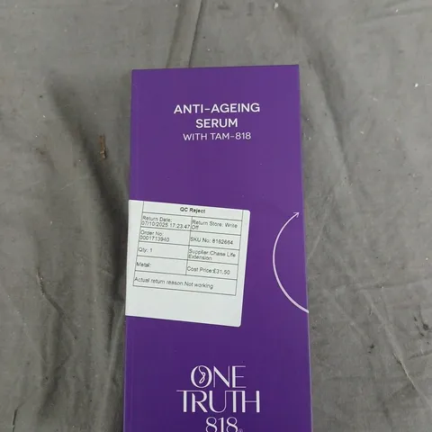 ONE TRUTH 818 ANTI-AGEING SERUM – 50ML BOXED