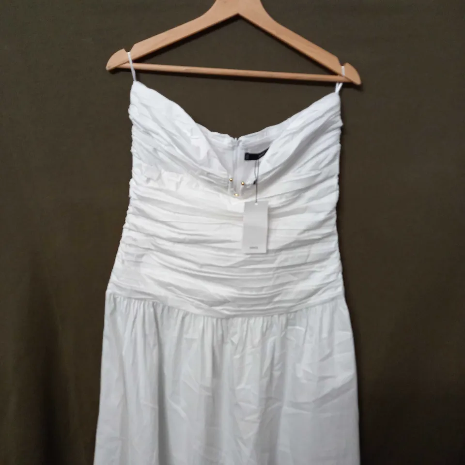 MANGO WHITE DRESS - SIZE L