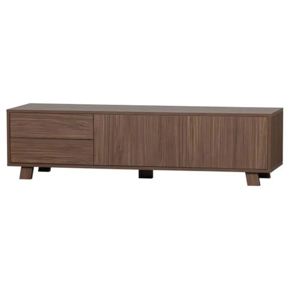 BOXED AKYNG SOLID WOOD TV STAND FOR TV'S UP TO 48" (2 BOXES)
