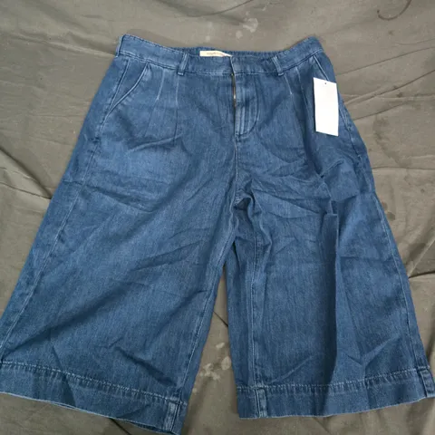 NOBODY'S CHILD DENIM BERMUDA SHORTS – BLUE – UK 14 (EU 42, USA 10)