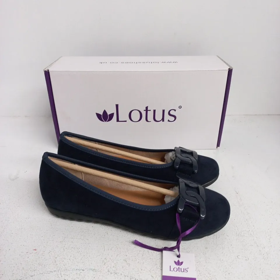LOTUS NAVY WOMEN’S SHOES – EU 36 (UK 3) BALLET FLATS