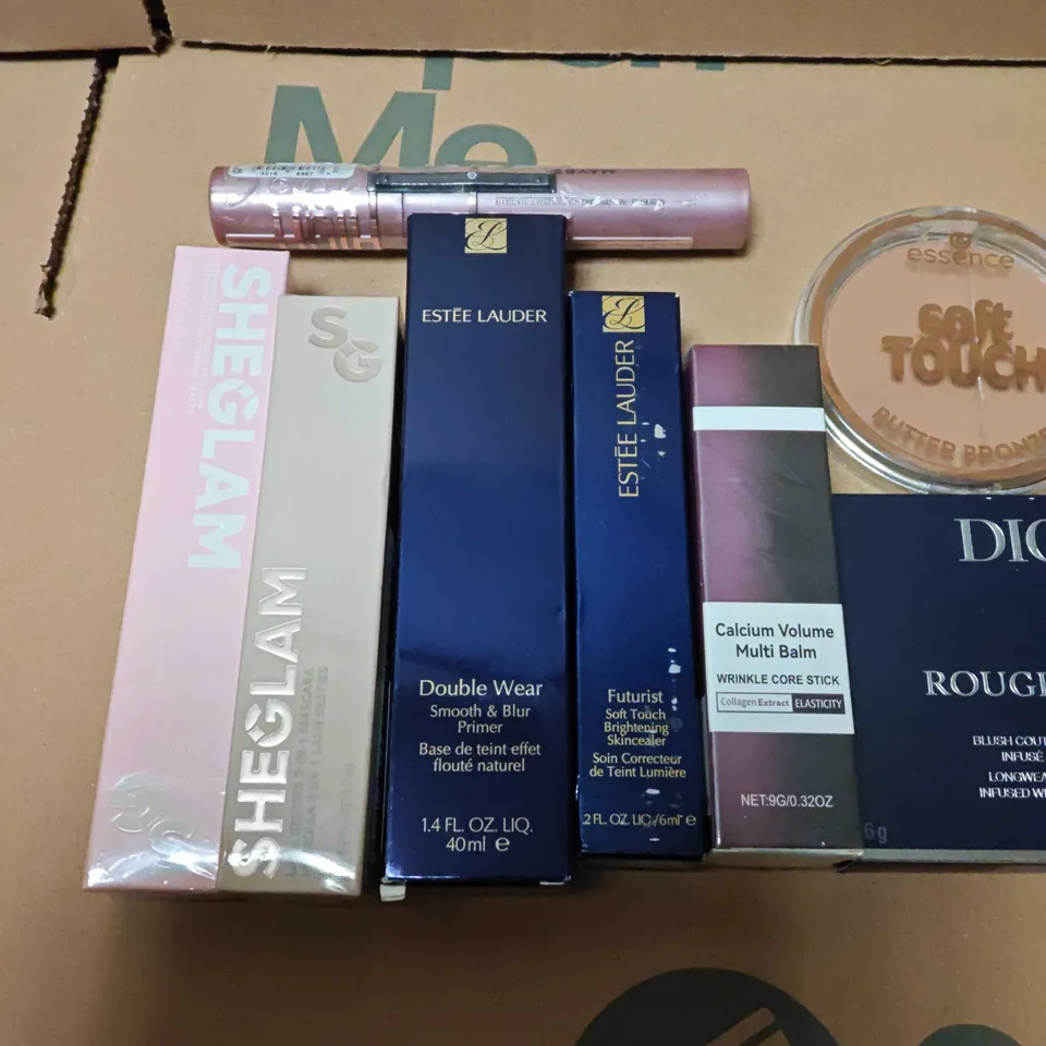 LOT OF 10 ASSORTED MAKE UP ITEMS TO INCLUDE DIOR, ESTEE LAUDER AND YSL