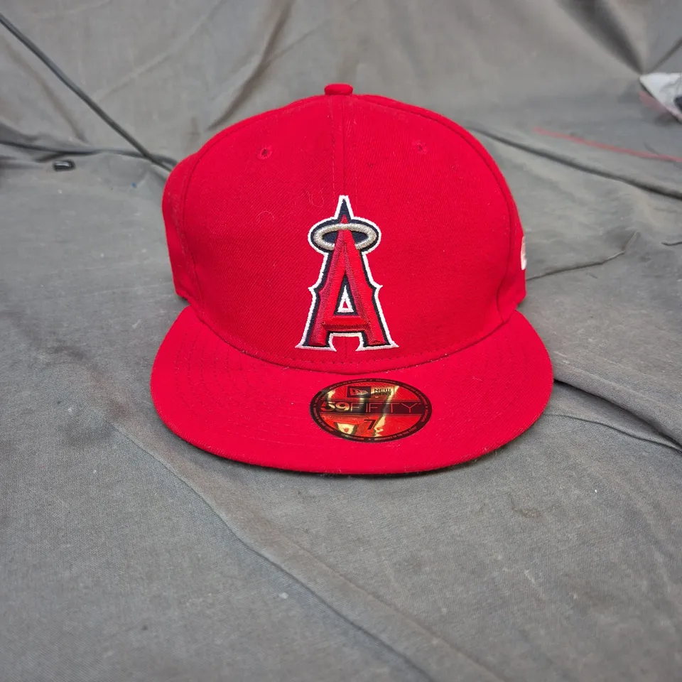 LOS ANGELES ANGELS RED NEW ERA 59FIFTY CAP