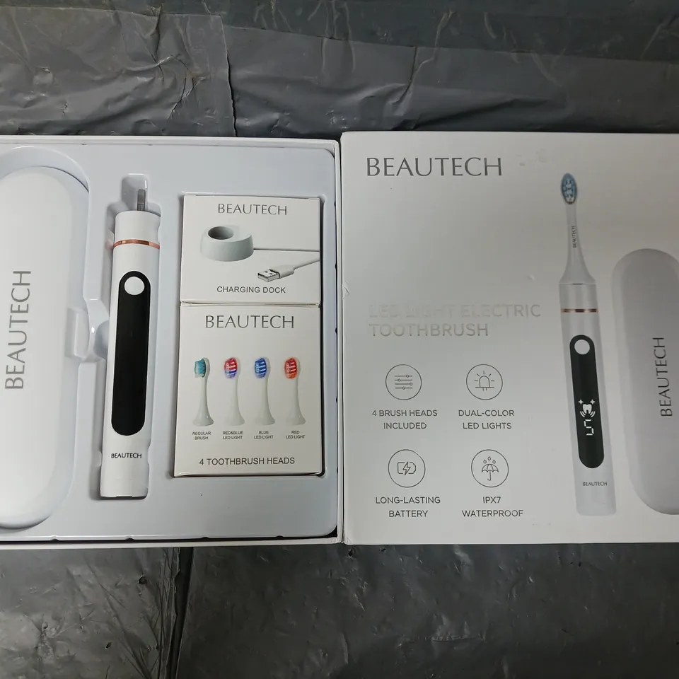 BOXED BEAUTECH LED LIGHT ELECTRIC TOOTHBRUSH