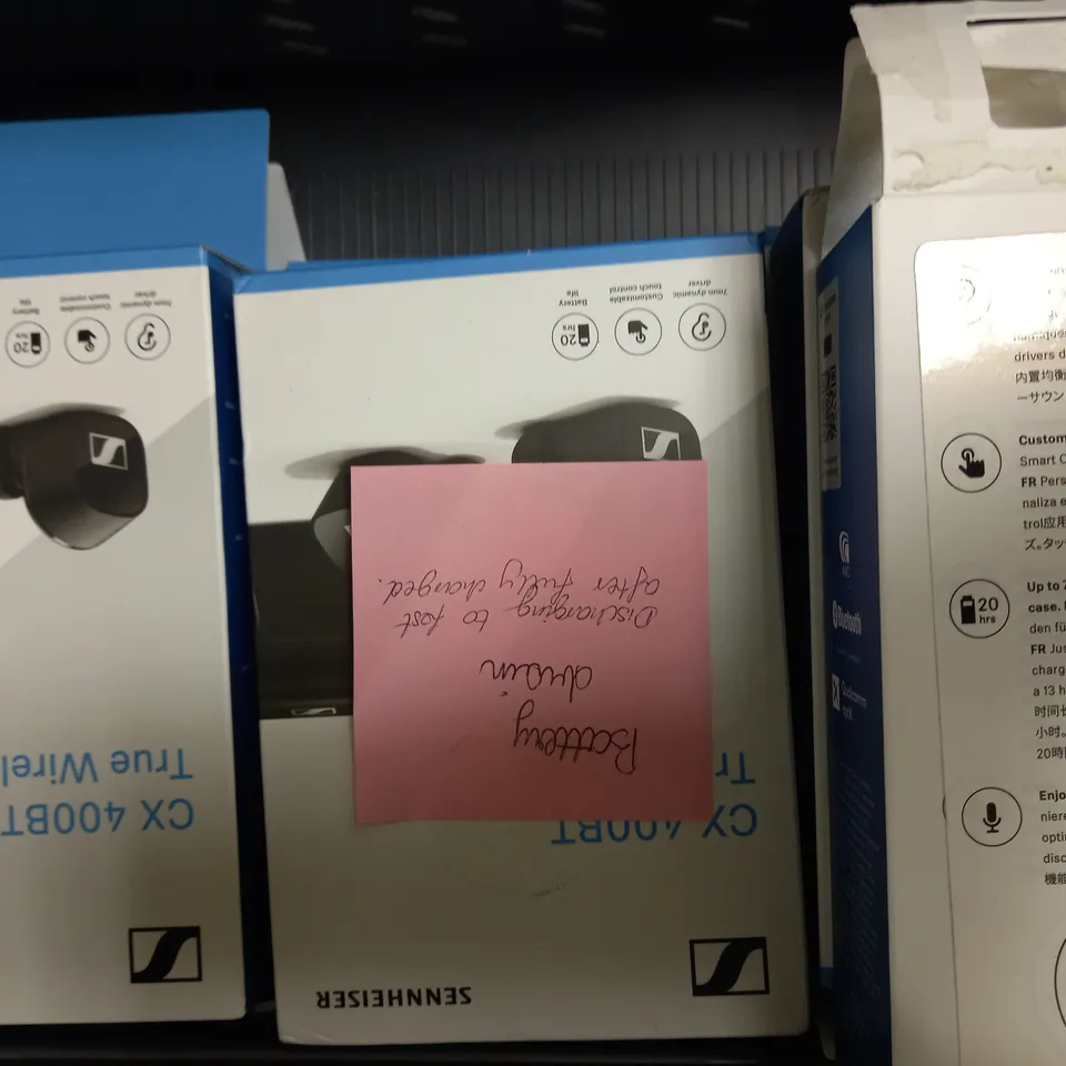 LOT OF 10 PAIRS OF SENNHEISER EARPHONES
