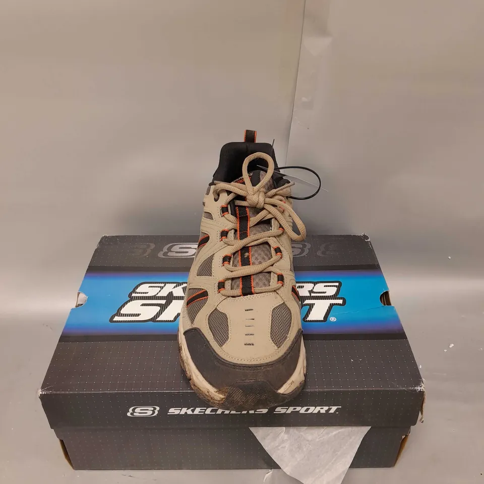 BOXED SKECHERS MEN'S CROSSBAR OUTDOOR SHOE TRAINER SIZE 11