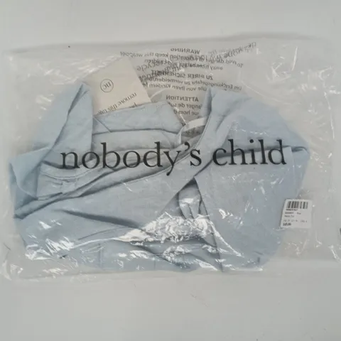 BAGGED NOBODY'S CHILD STANLEY TOP IN BLUE SIZE UK 10