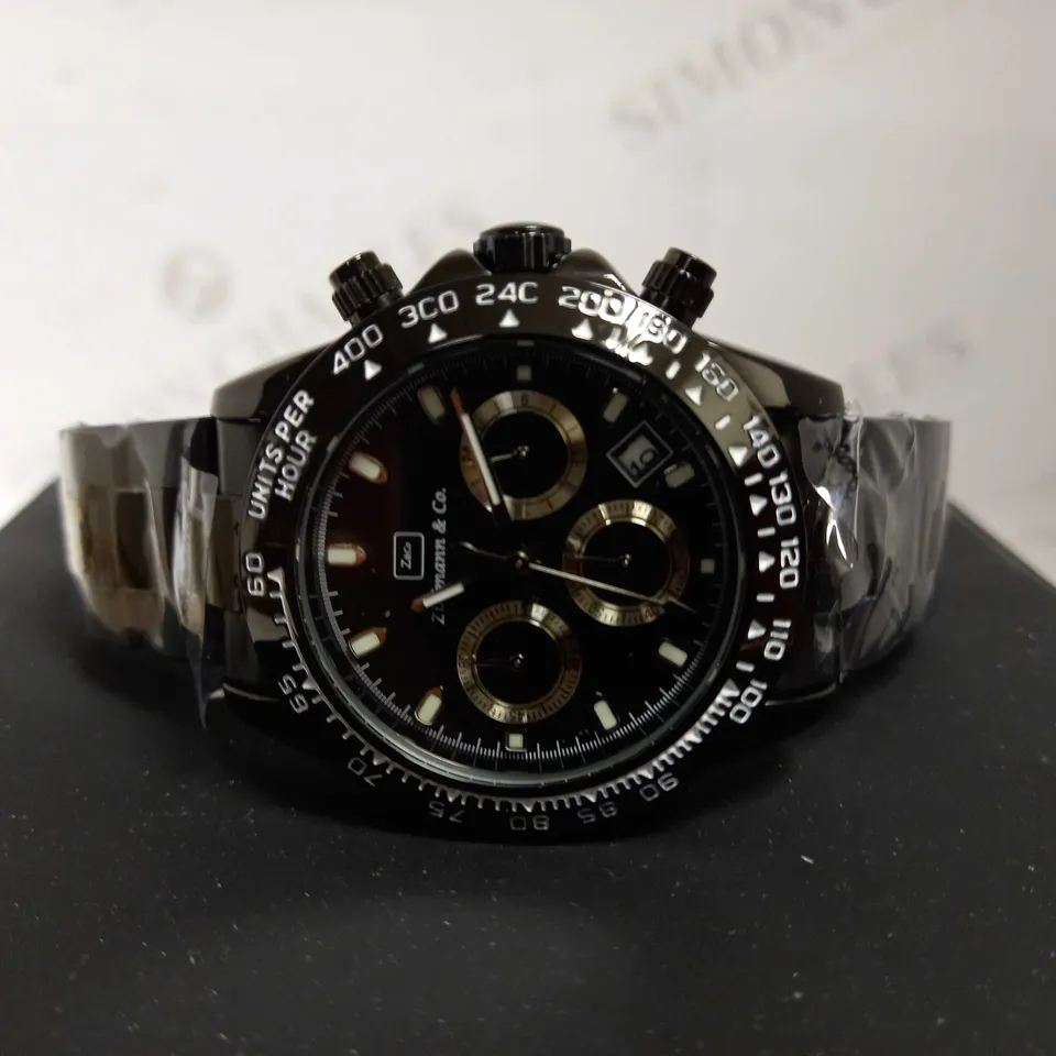ZIHLMANN & CO CHRONOGRAPH STYLE BRACELET STRAP WATCH RRP £520