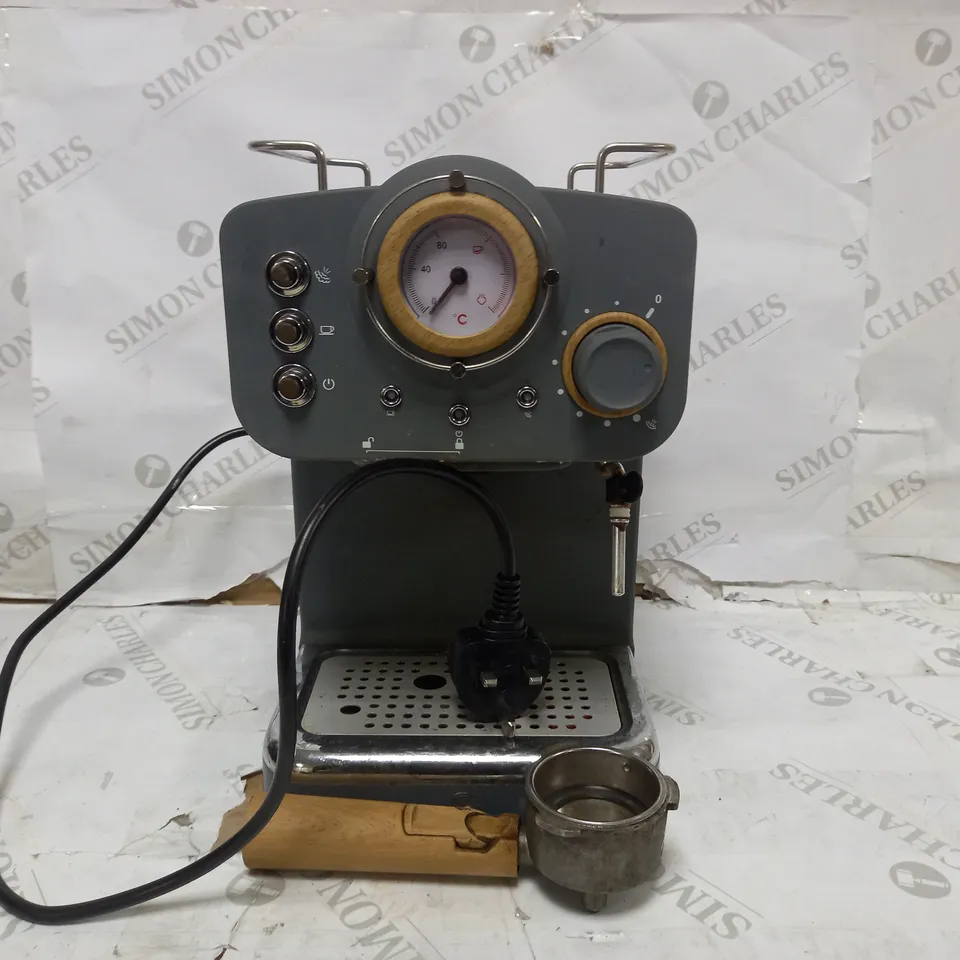 SWAN ESPRESSO COFFEE MAKER - GREY