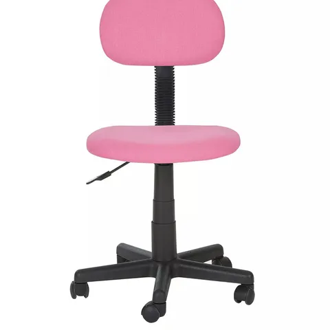 GAS LIFT OFFICE CHAIR PINK (1 BOX)