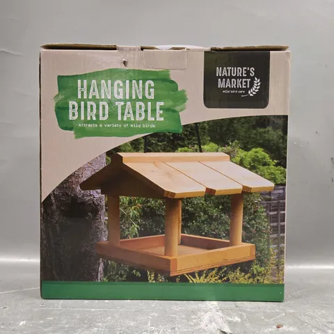 BOXED NATURE'S MARKET HANGING BIRD TABLE