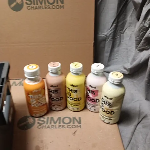 TOTE OF APPROXIMATELY 12 ASSORTED FOOD AND DRINK TO INCLUDE: MIXED YFOOD FLAVOURS 