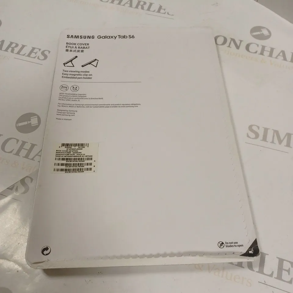 SAMSUNG BOOK COVER FOR GALAXY TAB S6