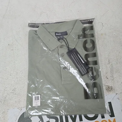 BENCH POLO SHIRT – OLIVE GREEN, EU 48 / S (MADE IN BANGLADESH)