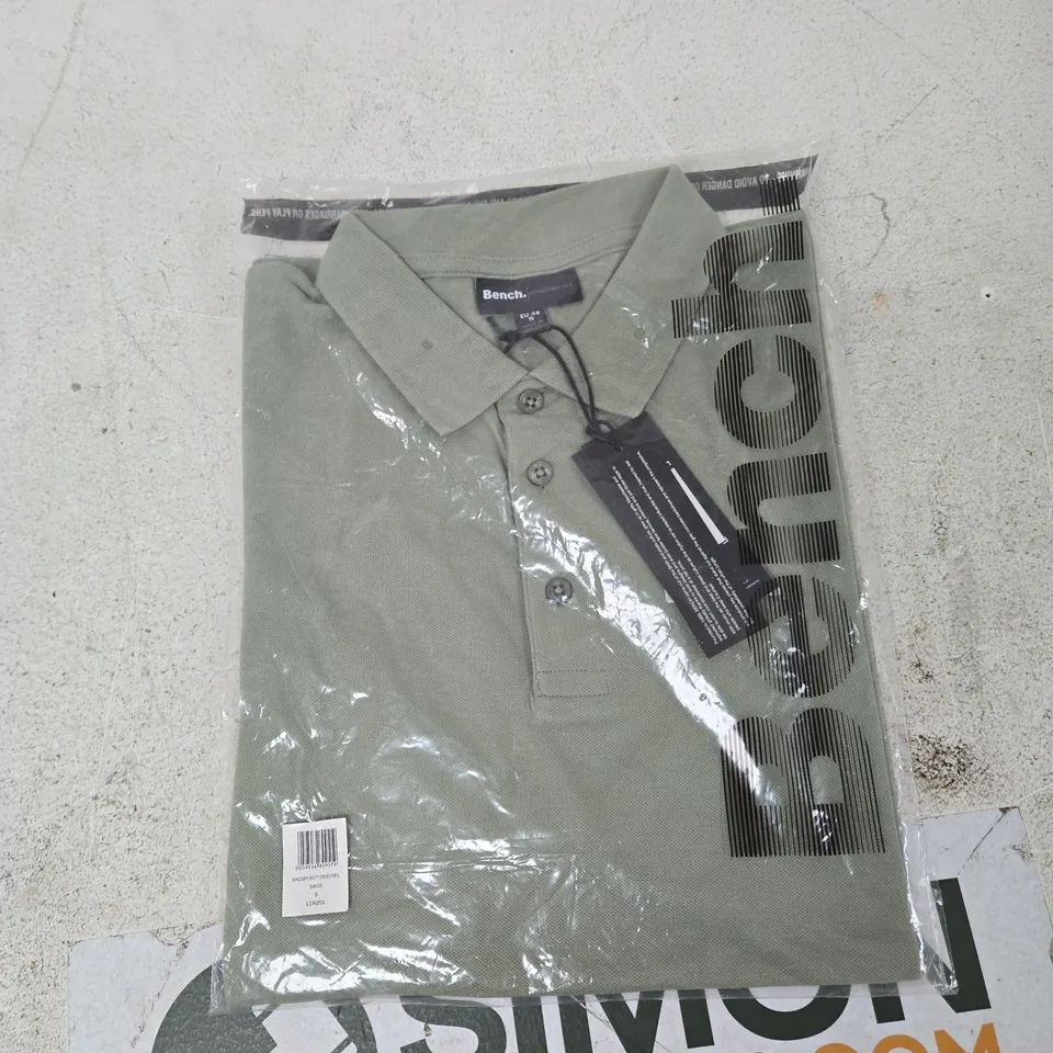 BENCH POLO SHIRT – OLIVE GREEN, EU 48 / S (MADE IN BANGLADESH)