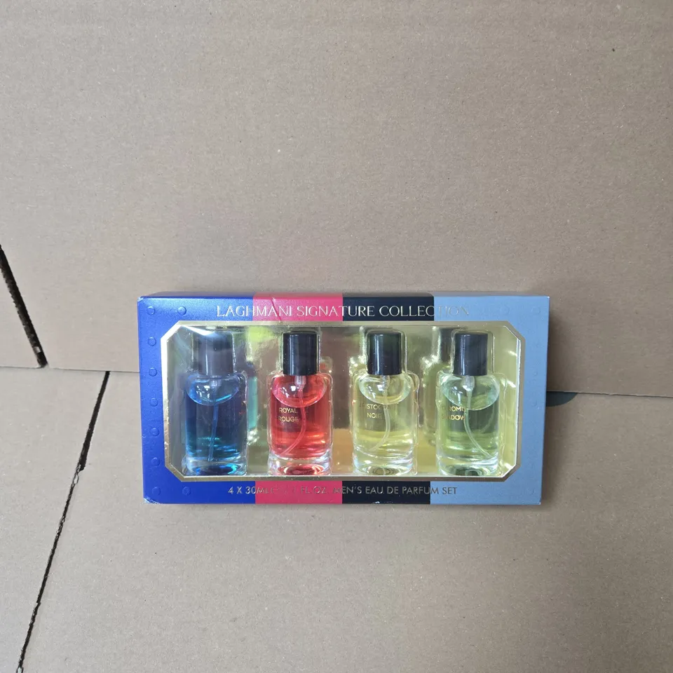 LAGHMANI SIGNATURE COLLECTION – MEN'S EAU DE PARFUM SET, 4 × 30ML 