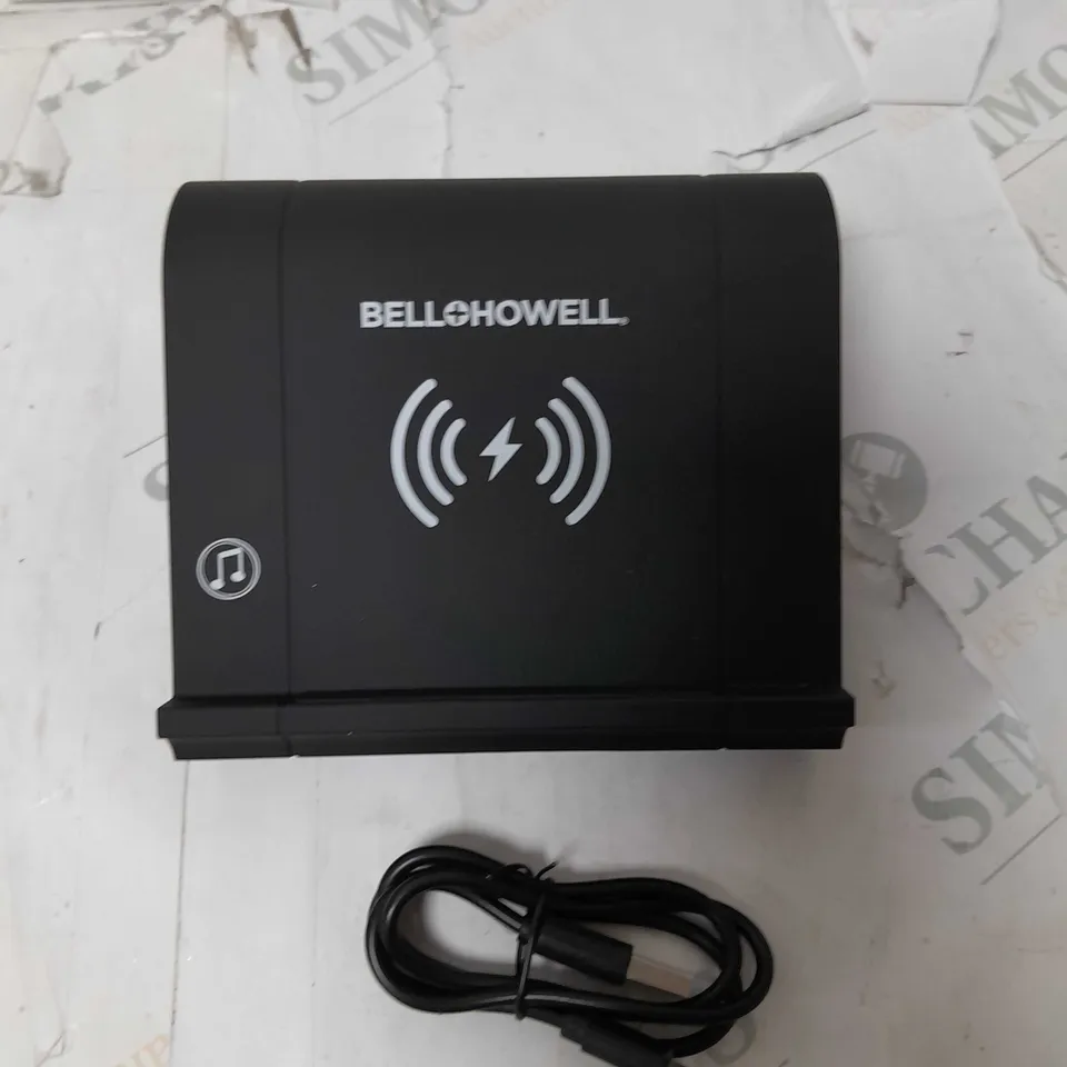 BELL & HOWELL 2IN1 WIRELESS CHARGING TOUCH SPEAKER