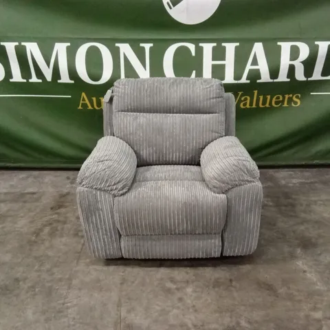 BARON FABRIC MANUAL RECLINER ARMCHAIR
