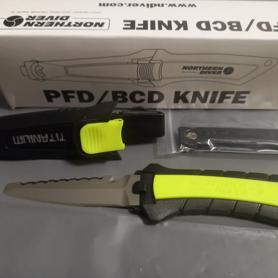 NORTHERN DIVER PFD/BCD DIVING KNIFE