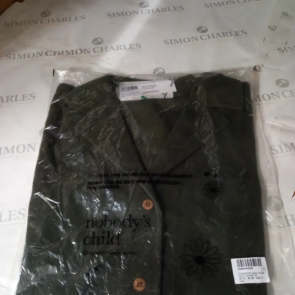 BAGGED NOBODYS CHILD SANDY TWIN SET TOP SIZE 12