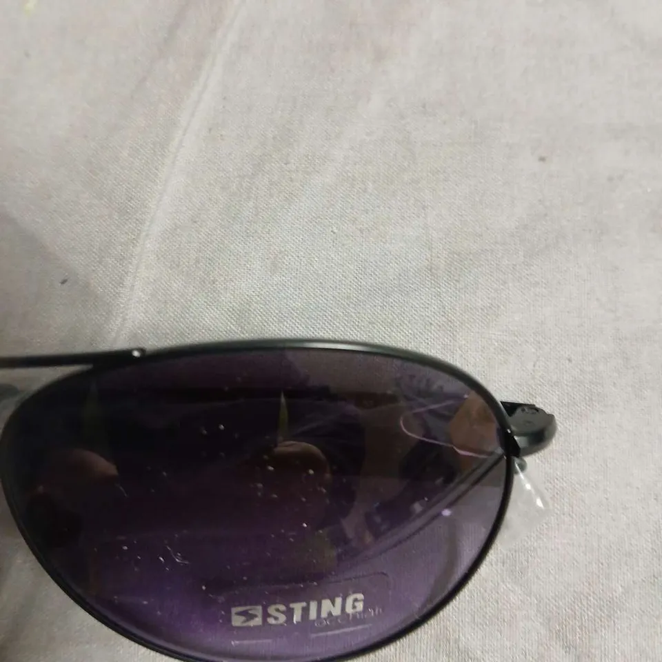 STING AVIATOR SUNGLASSES – PURPLE LENSES