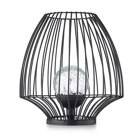 MY GARDEN STORIES 23CM BLACK WIRE GLOBE LANTERN