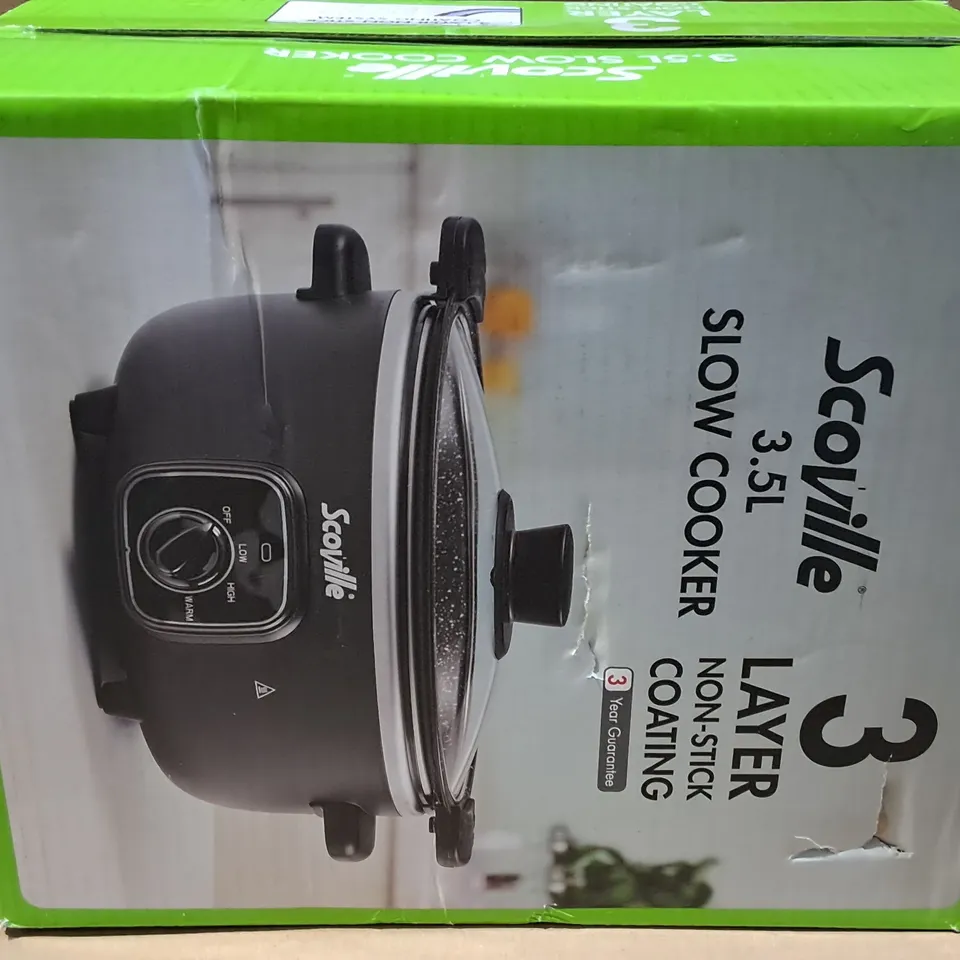 BOXED SCOVILL3 3.5L SLOW COOKER