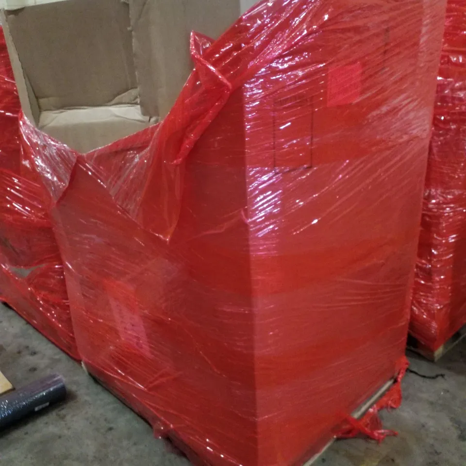 PALLET CONTAINING ASSORTED PRODUCTS INCLUDING WALL MOUNTED PULL-UP BAR, TELESCOPIC LADDER 4.5M, YOGA MAT, LINED NOTEBOOKS & GARDEN FENCE