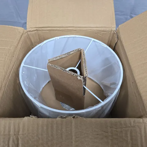 BOXED VIEJO GREY STONE EFFECT CERAMIC TABLE LAMP