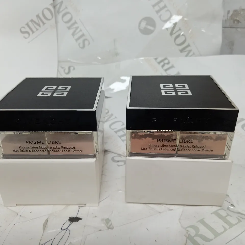 BOX OF APPROXIMATELY 20 JARS OF GIVENCHY PRISME LIBRE MATT FINISH AND ENHANCED RADIANCE LOOSE POWDER