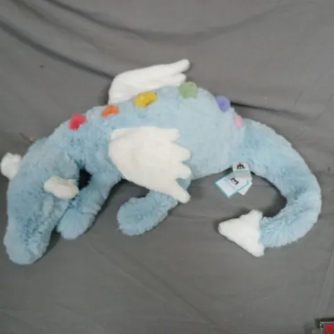 JELLYCAT SKY DRAGON PLUSH TOY – BLUE DRAGON SOFT TOY
