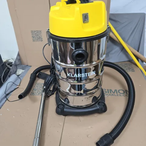 KLARSTEIN 30L VACUUM CLEANER – YELLOW