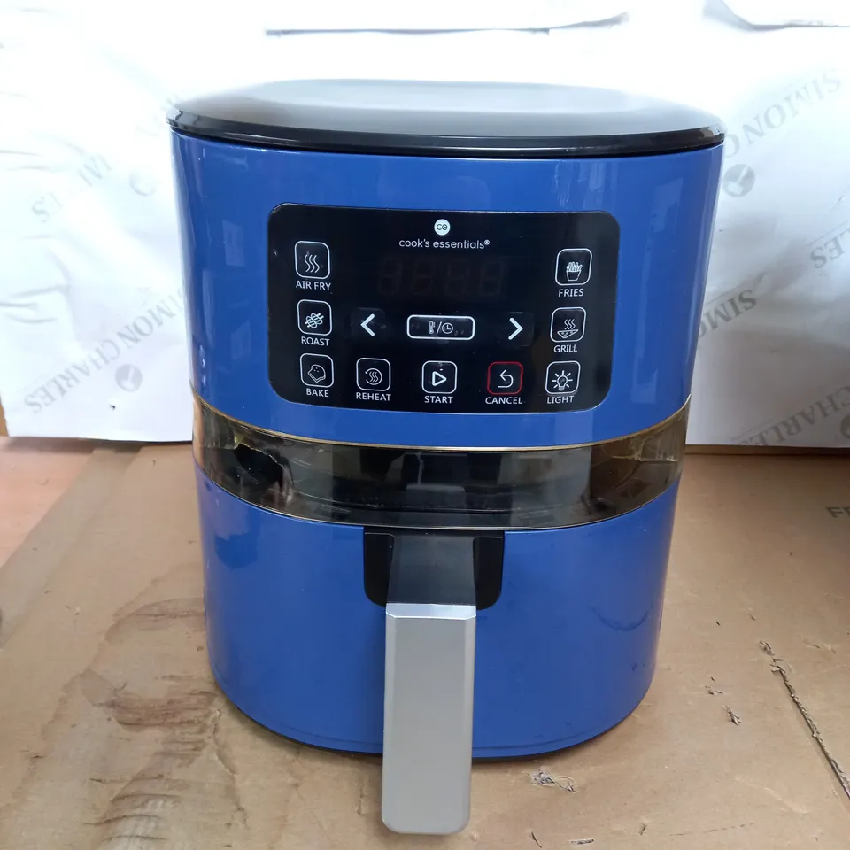 COOK'S ESSENTIALS 4.0L AIR FRYER - SAPPHIRE