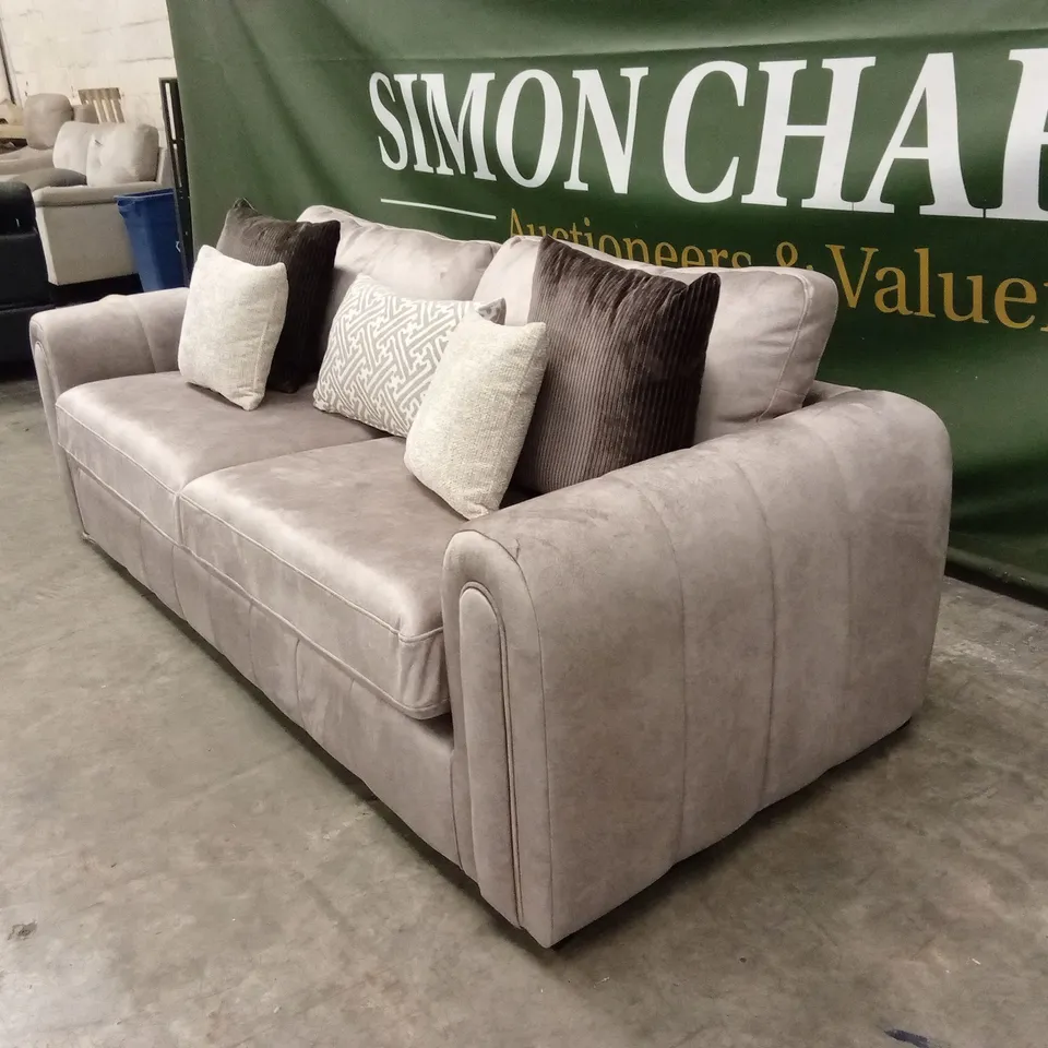 AMARA 3 SEATER SOFA - STONE RRP £1349