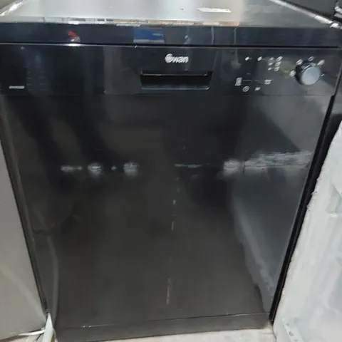 SWAN BLACK FREESTANDING FULL SIZE DISHWASHER